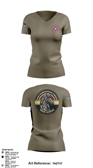 Womens Short Sleeve Vneck Shirt, 942nd TC, , Teamtime, Team time, sublimation, custom sports apparel, team uniforms, spirit wear, spiritwear, sports uniforms, custom shirts, team store, custom team store, fundraiser sports, apparel fundraiser