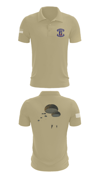 Short Sleeve Performance Polo, 173rd Airborne Division, Army, Teamtime, Team time, sublimation, custom sports apparel, team uniforms, spirit wear, spiritwear, sports uniforms, custom shirts, team store, custom team store, fundraiser sports, apparel fundraiser