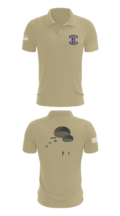 173rd Airborne Division 25109873 Short Sleeve Performance Polo - 87