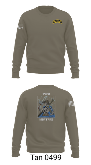 Crew Neck Sweatshirt, 5/4 Cav, C-TRP MTRS, , Teamtime, Team time, sublimation, custom sports apparel, team uniforms, spirit wear, spiritwear, sports uniforms, custom shirts, team store, custom team store, fundraiser sports, apparel fundraiser