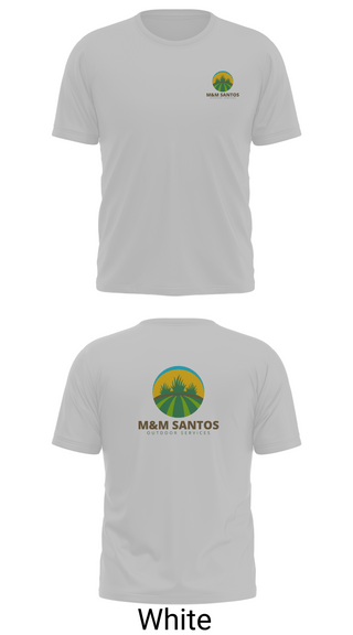 Short Sleeve Performance Shirt, M&M Santos Outdoor Services, , Teamtime, Team time, sublimation, custom sports apparel, team uniforms, spirit wear, spiritwear, sports uniforms, custom shirts, team store, custom team store, fundraiser sports, apparel fundraiser