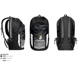 Gear Bag, Millington Central High School Cross Country, Cross Country, Teamtime, Team time, sublimation, custom sports apparel, team uniforms, spirit wear, spiritwear, sports uniforms, custom shirts, team store, custom team store, fundraiser sports, apparel fundraiser