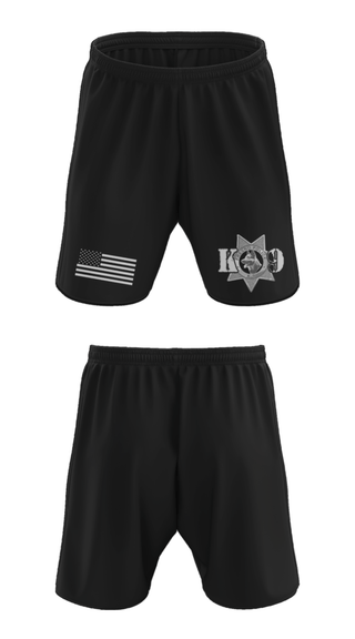 Athletic Shorts With Pockets, Fresno Police Department K9 Unit, Police, Teamtime, Team time, sublimation, custom sports apparel, team uniforms, spirit wear, spiritwear, sports uniforms, custom shirts, team store, custom team store, fundraiser sports, apparel fundraiser
