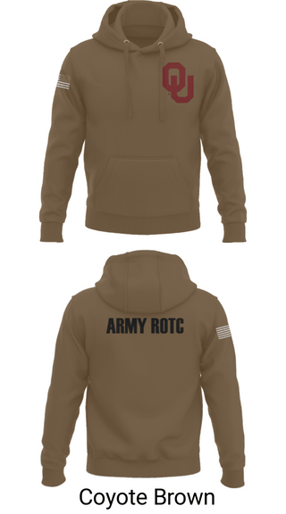 Hoodie, OU Army ROTC, Army, Teamtime, Team time, sublimation, custom sports apparel, team uniforms, spirit wear, spiritwear, sports uniforms, custom shirts, team store, custom team store, fundraiser sports, apparel fundraiser