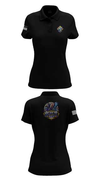 Womens Short Sleeve Performance Polo, Baskett Transport LLC, , Teamtime, Team time, sublimation, custom sports apparel, team uniforms, spirit wear, spiritwear, sports uniforms, custom shirts, team store, custom team store, fundraiser sports, apparel fundraiser