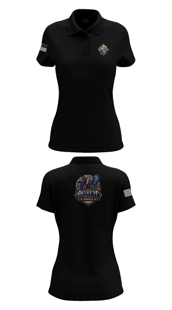 Womens Short Sleeve Performance Polo, Baskett Transport LLC, , Teamtime, Team time, sublimation, custom sports apparel, team uniforms, spirit wear, spiritwear, sports uniforms, custom shirts, team store, custom team store, fundraiser sports, apparel fundraiser