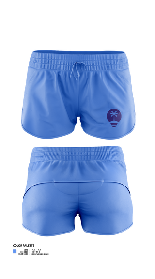 Womens Shorts, Lucky Palm Lighting, , Teamtime, Team time, sublimation, custom sports apparel, team uniforms, spirit wear, spiritwear, sports uniforms, custom shirts, team store, custom team store, fundraiser sports, apparel fundraiser