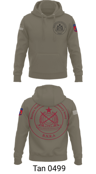 Hoodie, B.N.R.A, Army, Teamtime, Team time, sublimation, custom sports apparel, team uniforms, spirit wear, spiritwear, sports uniforms, custom shirts, team store, custom team store, fundraiser sports, apparel fundraiser
