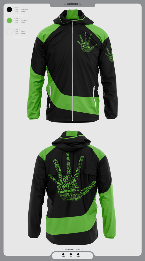 Windbreaker, Project Nehemiah Hawaii, , Teamtime, Team time, sublimation, custom sports apparel, team uniforms, spirit wear, spiritwear, sports uniforms, custom shirts, team store, custom team store, fundraiser sports, apparel fundraiser