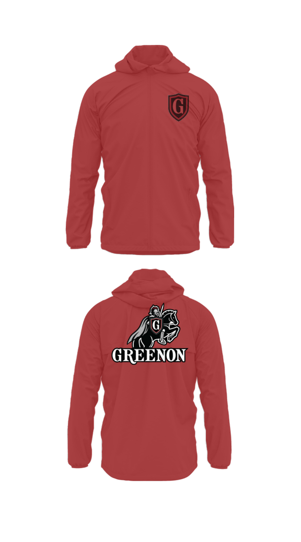 Windbreaker, Greenon Knights, Women's Volleyball, Teamtime, Team time, sublimation, custom sports apparel, team uniforms, spirit wear, spiritwear, sports uniforms, custom shirts, team store, custom team store, fundraiser sports, apparel fundraiser