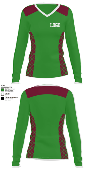 Women's Long Sleeve Vneck Shirt, Franklin High School Softball, Softball, Teamtime, Team time, sublimation, custom sports apparel, team uniforms, spirit wear, spiritwear, sports uniforms, custom shirts, team store, custom team store, fundraiser sports, apparel fundraiser