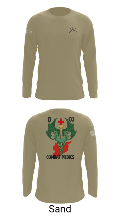 D-co 1-114th 40001496 Long Sleeve Performance Shirt - 86