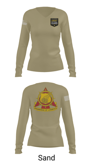 Womens Long Sleeve Vneck Shirt, SOUTH CAROLINA ARMY NATIONAL GUARD, National Guard, Teamtime, Team time, sublimation, custom sports apparel, team uniforms, spirit wear, spiritwear, sports uniforms, custom shirts, team store, custom team store, fundraiser sports, apparel fundraiser