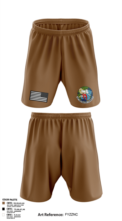 20th Intelligence Squadron 35709340 Athletic Shorts With Pockets - 4