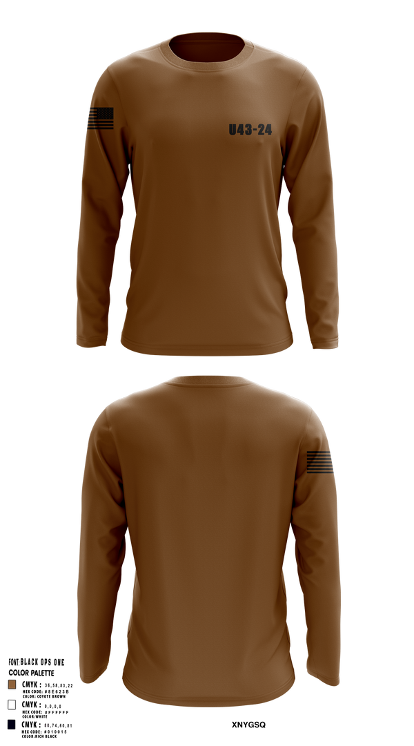Long Sleeve Performance Shirt, U43-24, Army, Teamtime, Team time, sublimation, custom sports apparel, team uniforms, spirit wear, spiritwear, sports uniforms, custom shirts, team store, custom team store, fundraiser sports, apparel fundraiser