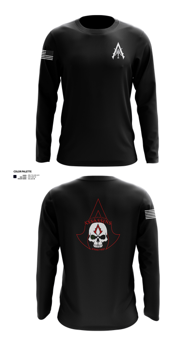 A Co. 1-3 AB 9856173 Long Sleeve Performance Shirt 120