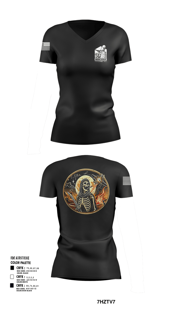 Womens Short Sleeve Vneck Shirt, 1-144 FA BN, National Guard, Teamtime, Team time, sublimation, custom sports apparel, team uniforms, spirit wear, spiritwear, sports uniforms, custom shirts, team store, custom team store, fundraiser sports, apparel fundraiser