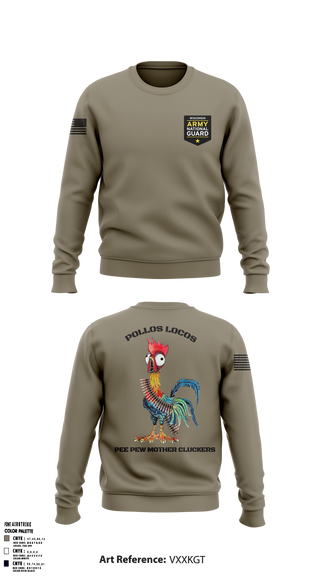 Crew Neck Sweatshirt, , Army, Teamtime, Team time, sublimation, custom sports apparel, team uniforms, spirit wear, spiritwear, sports uniforms, custom shirts, team store, custom team store, fundraiser sports, apparel fundraiser