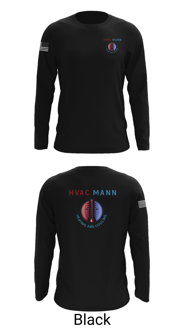 Long Sleeve Performance Shirt, Hvacmannllc, , Teamtime, Team time, sublimation, custom sports apparel, team uniforms, spirit wear, spiritwear, sports uniforms, custom shirts, team store, custom team store, fundraiser sports, apparel fundraiser