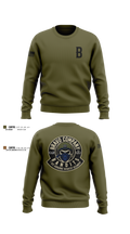 Bravo Company, 1-325 AIR, 2BCT, 82ND ABN DIV Crew Neck Sweatshirt - 5