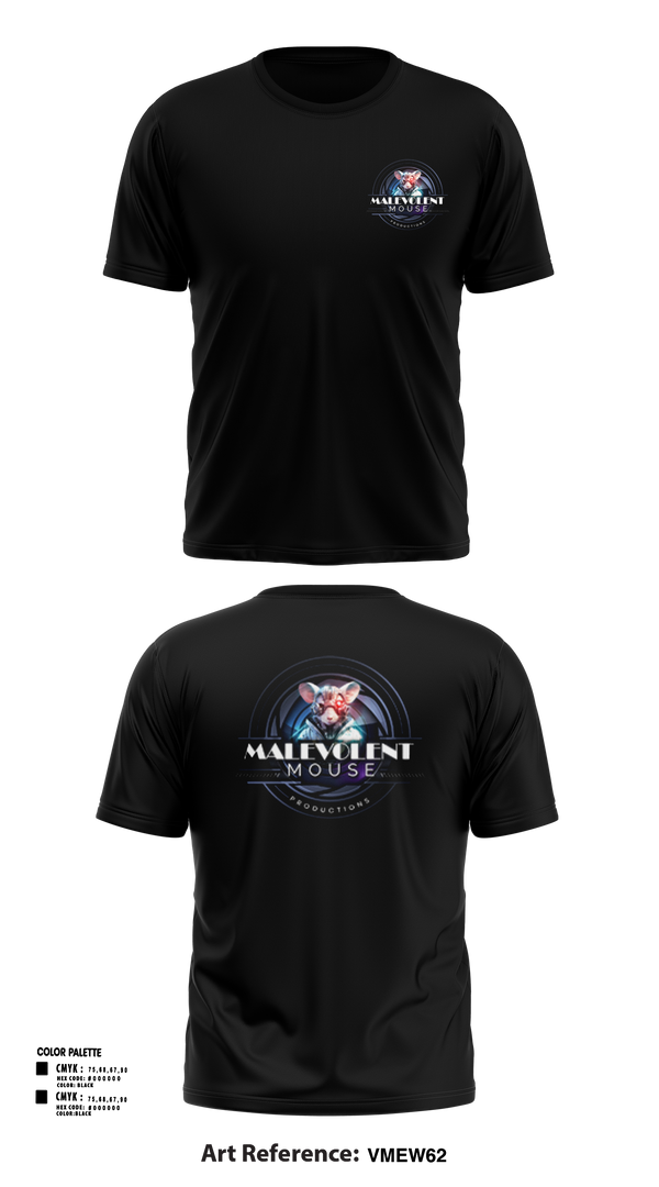 Short Sleeve Performance Shirt, Malevolent Mouse Productions, , Teamtime, Team time, sublimation, custom sports apparel, team uniforms, spirit wear, spiritwear, sports uniforms, custom shirts, team store, custom team store, fundraiser sports, apparel fundraiser