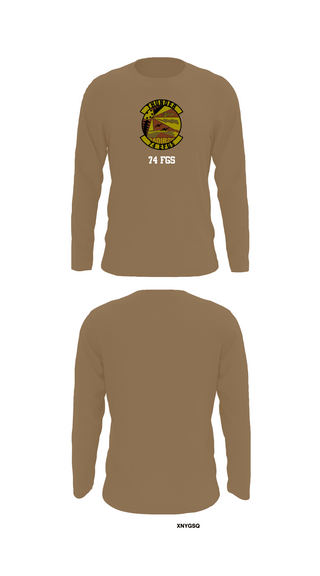 Long Sleeve Performance Shirt, 74 FGS, Air Force, Teamtime, Team time, sublimation, custom sports apparel, team uniforms, spirit wear, spiritwear, sports uniforms, custom shirts, team store, custom team store, fundraiser sports, apparel fundraiser