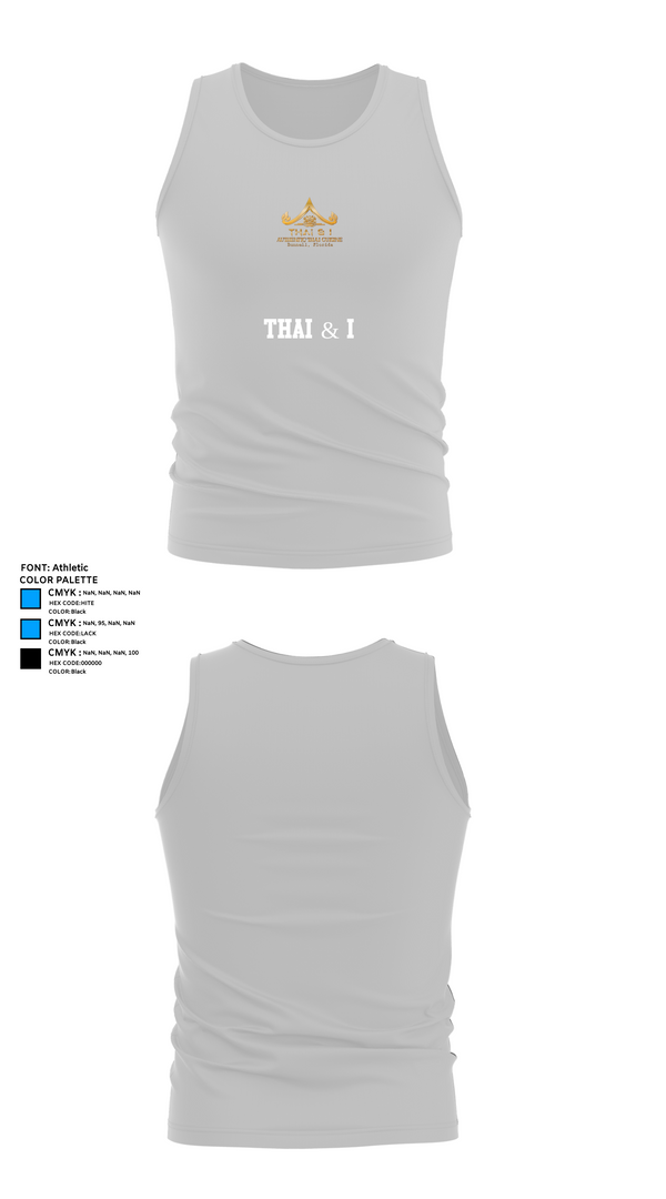 Tank Top, Thai & I, , Teamtime, Team time, sublimation, custom sports apparel, team uniforms, spirit wear, spiritwear, sports uniforms, custom shirts, team store, custom team store, fundraiser sports, apparel fundraiser