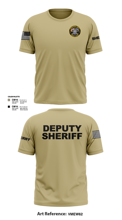 Chesterfield County Sheriff Office 79473922 Short Sleeve Performance Shirt - 102