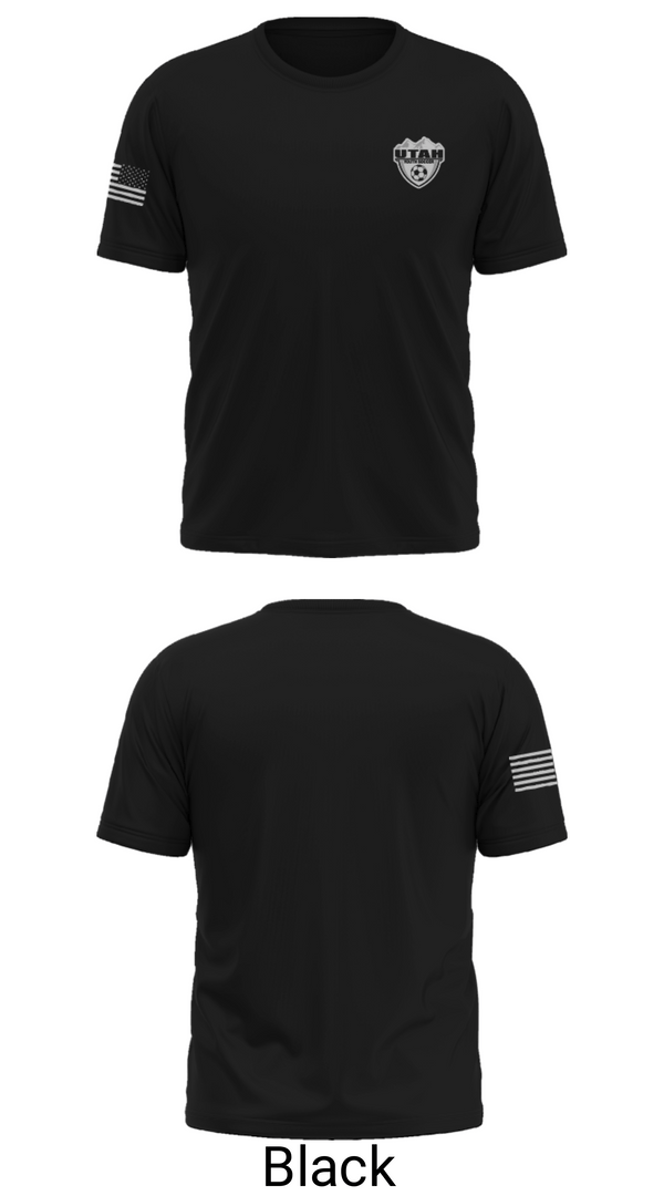 Short Sleeve Performance Shirt, Utah Youth Soccer Association, Men's Soccer, Teamtime, Team time, sublimation, custom sports apparel, team uniforms, spirit wear, spiritwear, sports uniforms, custom shirts, team store, custom team store, fundraiser sports, apparel fundraiser
