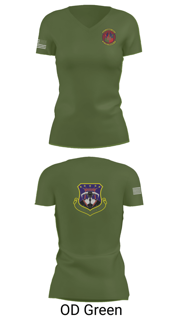 Womens Short Sleeve Vneck Shirt, 18th Civil Engineer Sq, Air Force, Teamtime, Team time, sublimation, custom sports apparel, team uniforms, spirit wear, spiritwear, sports uniforms, custom shirts, team store, custom team store, fundraiser sports, apparel fundraiser