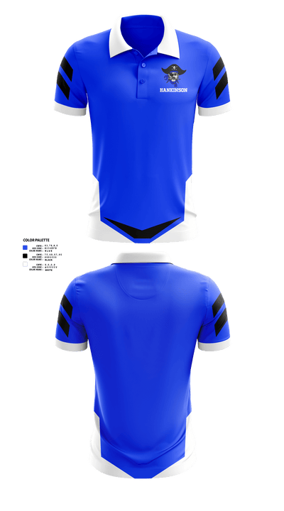 Hankinson Public School Basketball 53290761 Short Sleeve Performance Polo - 40