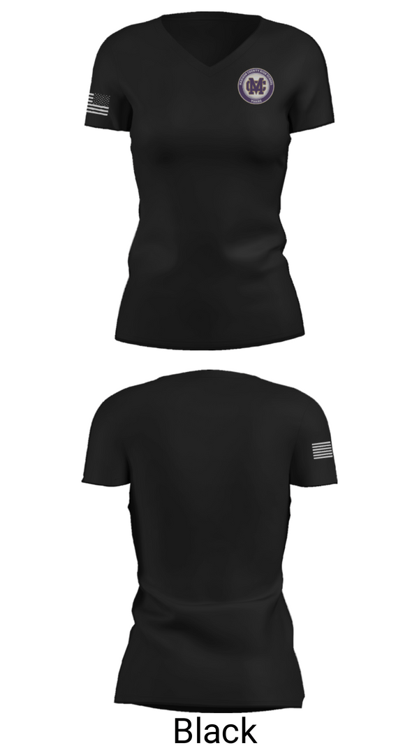 Womens Short Sleeve Vneck Shirt, Madison County High School Cross Country, Cross Country, Teamtime, Team time, sublimation, custom sports apparel, team uniforms, spirit wear, spiritwear, sports uniforms, custom shirts, team store, custom team store, fundraiser sports, apparel fundraiser