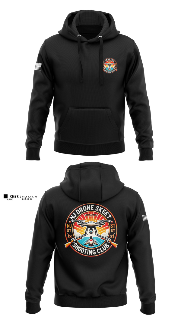 Hoodie, New Jersey State Police, Police, Teamtime, Team time, sublimation, custom sports apparel, team uniforms, spirit wear, spiritwear, sports uniforms, custom shirts, team store, custom team store, fundraiser sports, apparel fundraiser