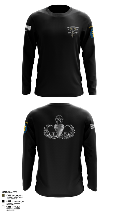 Army Paratroopers Brand 37427971 Long Sleeve Performance Shirt - 3