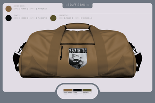 Duffle Bag, 257th TC, Army, Teamtime, Team time, sublimation, custom sports apparel, team uniforms, spirit wear, spiritwear, sports uniforms, custom shirts, team store, custom team store, fundraiser sports, apparel fundraiser