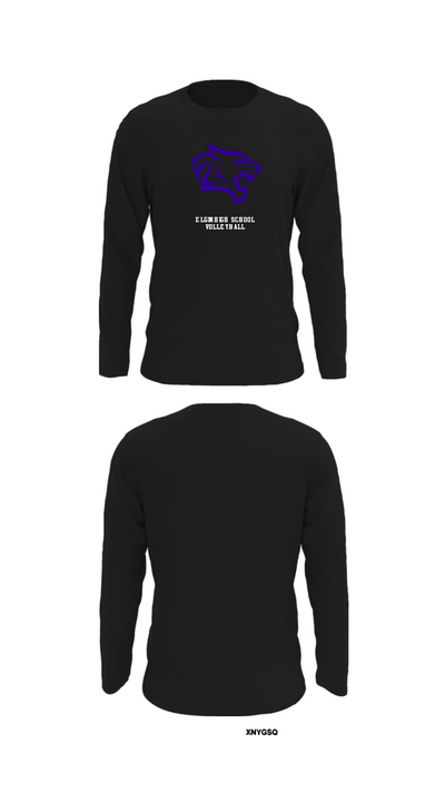 Elgin High School Volleyball 88554303 Long Sleeve Performance Shirt - 27