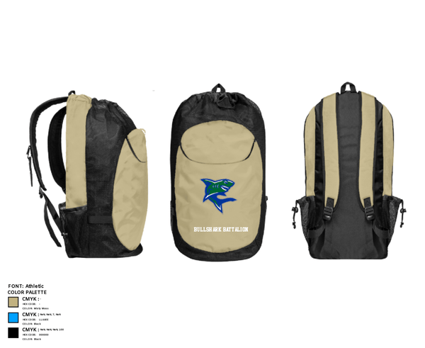 Gear Bag, Bullshark Battalion, Army, Teamtime, Team time, sublimation, custom sports apparel, team uniforms, spirit wear, spiritwear, sports uniforms, custom shirts, team store, custom team store, fundraiser sports, apparel fundraiser