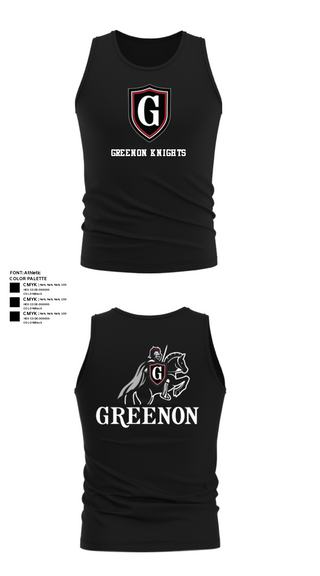 Tank Top, Greenon Knights, Women's Volleyball, Teamtime, Team time, sublimation, custom sports apparel, team uniforms, spirit wear, spiritwear, sports uniforms, custom shirts, team store, custom team store, fundraiser sports, apparel fundraiser