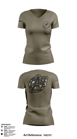 Womens Short Sleeve Vneck Shirt, 509 OSS, Air Force, Teamtime, Team time, sublimation, custom sports apparel, team uniforms, spirit wear, spiritwear, sports uniforms, custom shirts, team store, custom team store, fundraiser sports, apparel fundraiser
