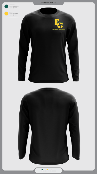 East Chambers High School Basketball 56385397 Long Sleeve Performance Shirt - 65