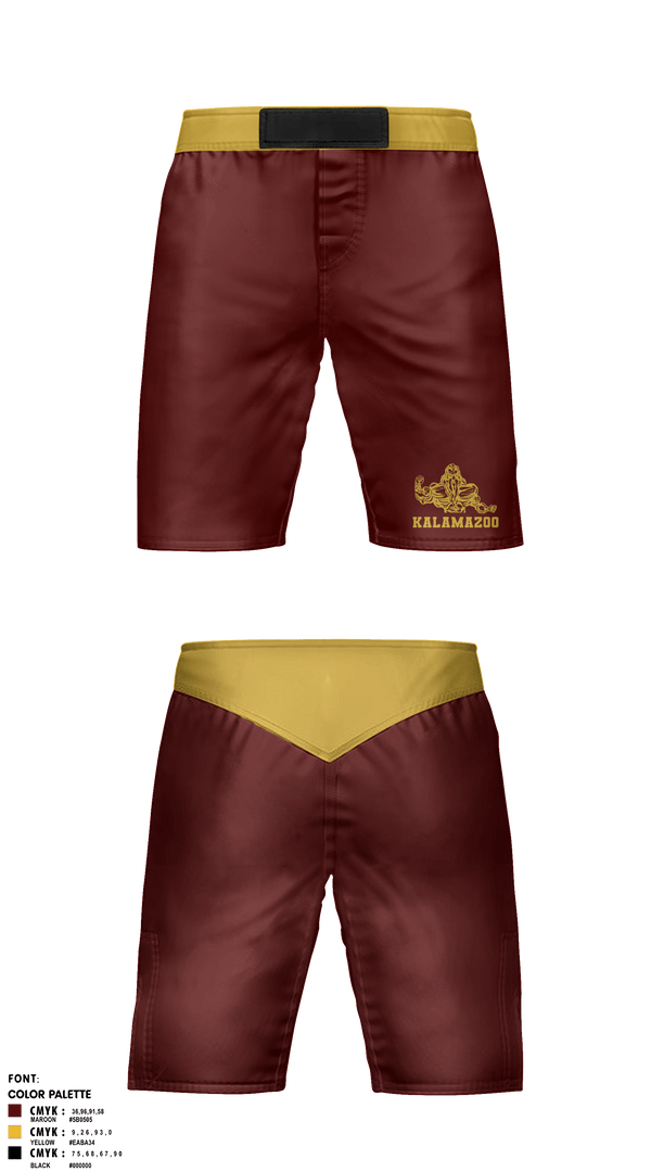 Fight Shorts, Kalamazoo Central High School Wrestling, Wrestling, Teamtime, Team time, sublimation, custom sports apparel, team uniforms, spirit wear, spiritwear, sports uniforms, custom shirts, team store, custom team store, fundraiser sports, apparel fundraiser