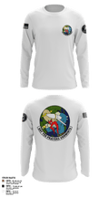 20th Intelligence Squadron 35709340 Long Sleeve Performance Polo - 8