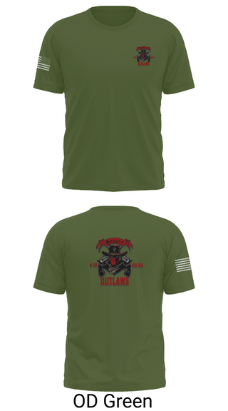 Short Sleeve Performance Shirt, 1st Cav 3rd BEB ACO “Outlaw”, , Teamtime, Team time, sublimation, custom sports apparel, team uniforms, spirit wear, spiritwear, sports uniforms, custom shirts, team store, custom team store, fundraiser sports, apparel fundraiser