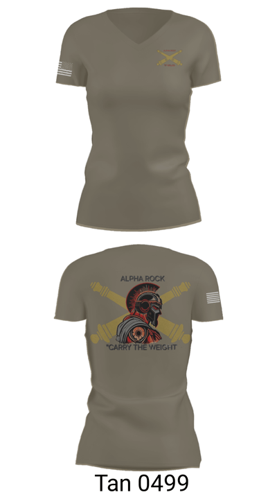 ALPHA ROCK 20137343 Women's Short Sleeve V-neck Shirt - 68