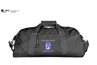 Duffle Bag, 112th Signal Jumpmaster, Army, Teamtime, Team time, sublimation, custom sports apparel, team uniforms, spirit wear, spiritwear, sports uniforms, custom shirts, team store, custom team store, fundraiser sports, apparel fundraiser