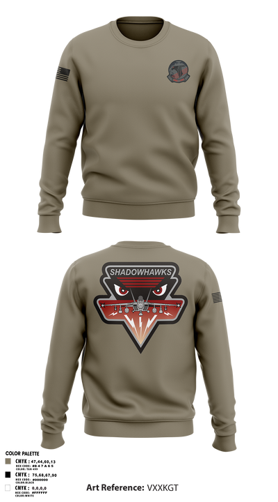 VAQ-141 20822275 Crew Neck Sweatshirt - 1