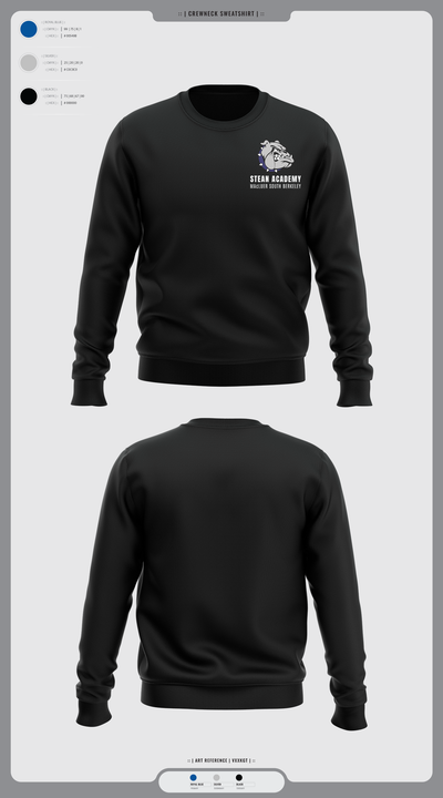 Steam Academy at McCluer South Berkeley 57920601 Crew Neck Sweatshirt - 3