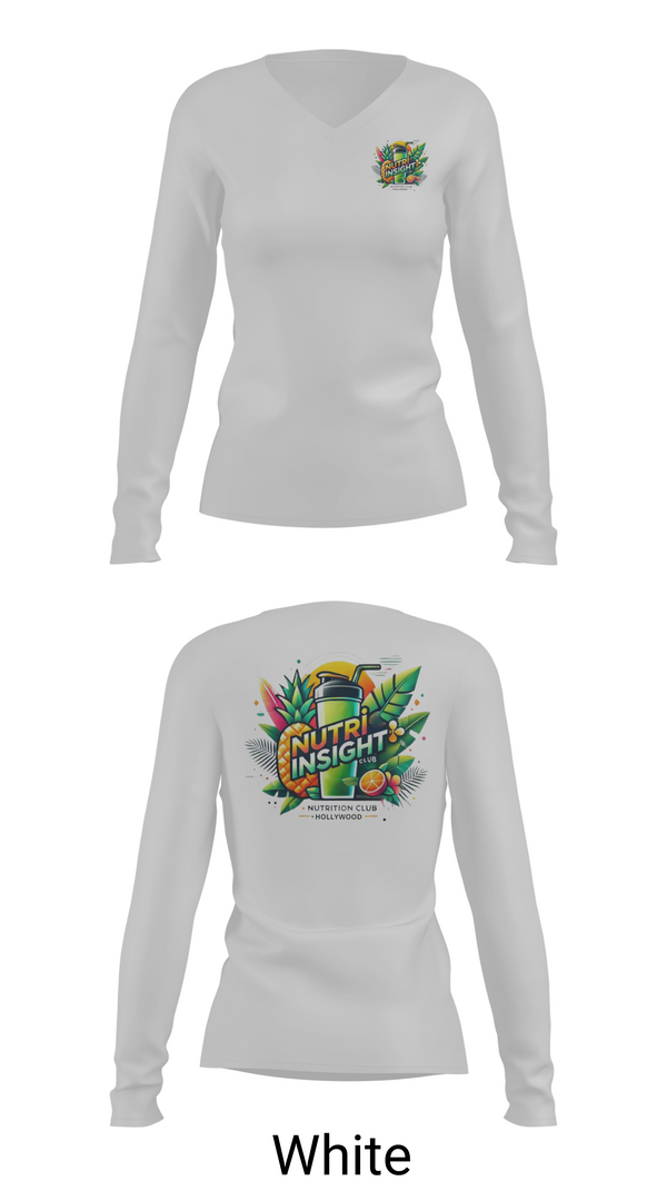 Womens Long Sleeve Vneck Shirt, Nutrinsight, , Teamtime, Team time, sublimation, custom sports apparel, team uniforms, spirit wear, spiritwear, sports uniforms, custom shirts, team store, custom team store, fundraiser sports, apparel fundraiser