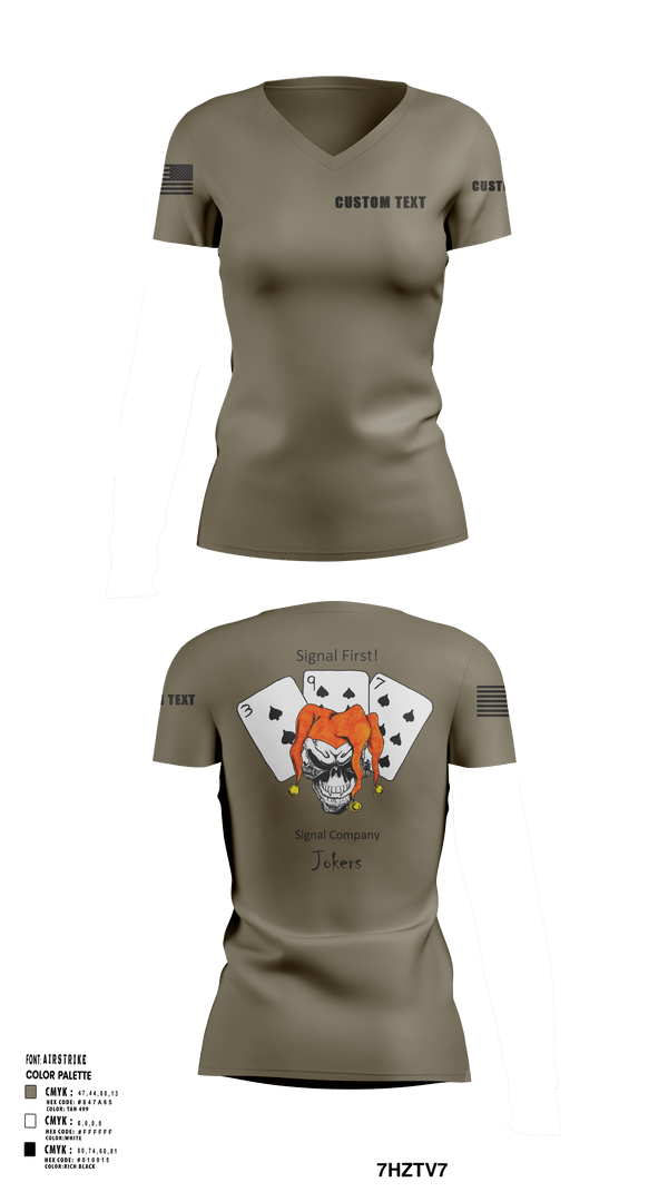 Womens Short Sleeve Vneck Shirt, 397TH SC, Army, Teamtime, Team time, sublimation, custom sports apparel, team uniforms, spirit wear, spiritwear, sports uniforms, custom shirts, team store, custom team store, fundraiser sports, apparel fundraiser