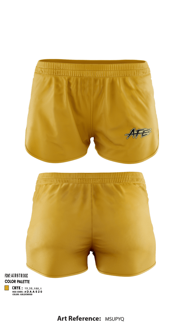 Ranger Panties, 162 AFE, Air Force, Teamtime, Team time, sublimation, custom sports apparel, team uniforms, spirit wear, spiritwear, sports uniforms, custom shirts, team store, custom team store, fundraiser sports, apparel fundraiser